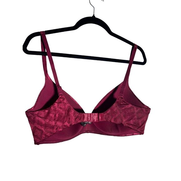 Body by Victoria Ipex Size 36D Burgundy Lined No Wire Bra Victoria's Secret - Picture 2 of 6